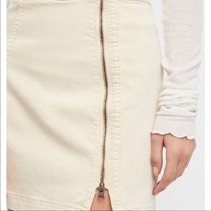 Free people "this way or that" mini skirt